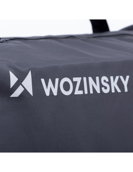 Vandeniui atsparus paspirtuko dangtelis paspirtuko krepšys 124x30x40cm juodas