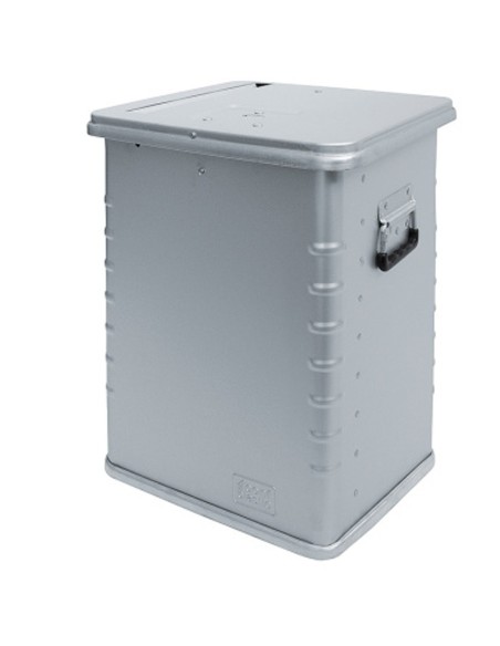 Saugi konteinerių transportavimo dėžė naikinamiems dokumentams, sustiprinta aliuminiu 70L