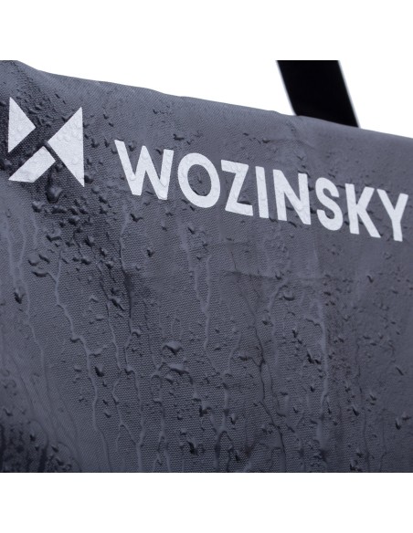 Vandeniui atsparus paspirtuko dangtelis paspirtuko krepšys 124x30x40cm juodas