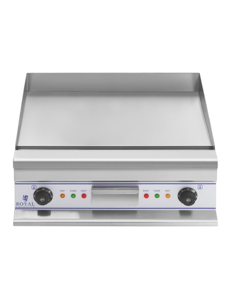 Sklandžiai grotelių plokštelė elektrinė grilis kepimui 60cm 400V Royal Catering RCG 60S Sklandžiai grotelių plokštelė elektrinė grilis kepimui 60cm 400V Royal Catering RCG 60S