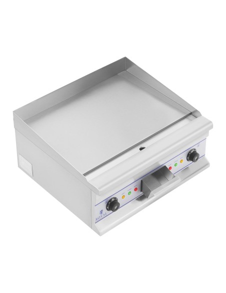 Sklandžiai grotelių plokštelė elektrinė grilis kepimui 60cm 400V Royal Catering RCG 60S Sklandžiai grotelių plokštelė elektrinė grilis kepimui 60cm 400V Royal Catering RCG 60S