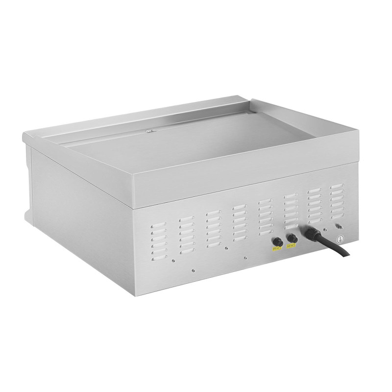 Sklandžiai grotelių plokštelė elektrinė grilis kepimui 60cm 400V Royal Catering RCG 60S