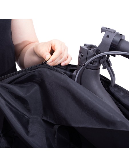 Vandeniui atsparus paspirtuko dangtelis paspirtuko krepšys 124x30x40cm juodas