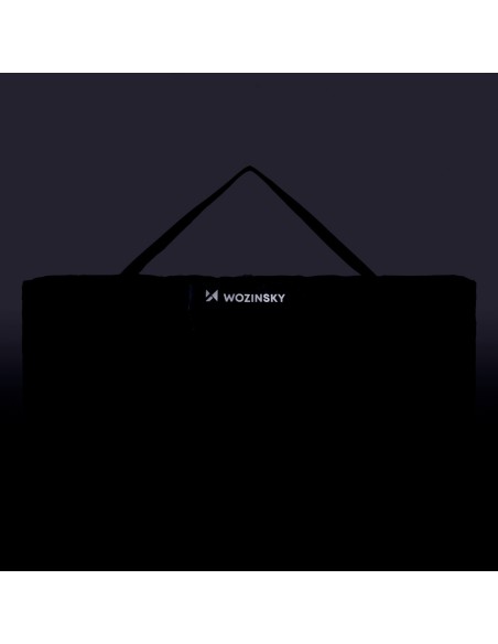 Vandeniui atsparus paspirtuko dangtelis paspirtuko krepšys 124x30x40cm juodas