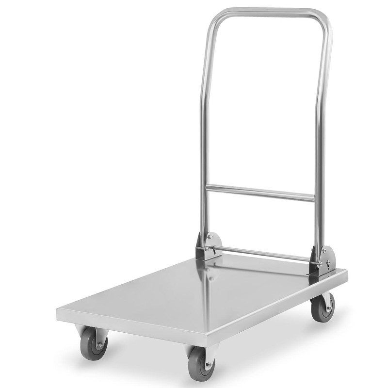 Platforminis laikymo vežimėlis su atlenkiama rankena iki 400kg RCFT-1.1