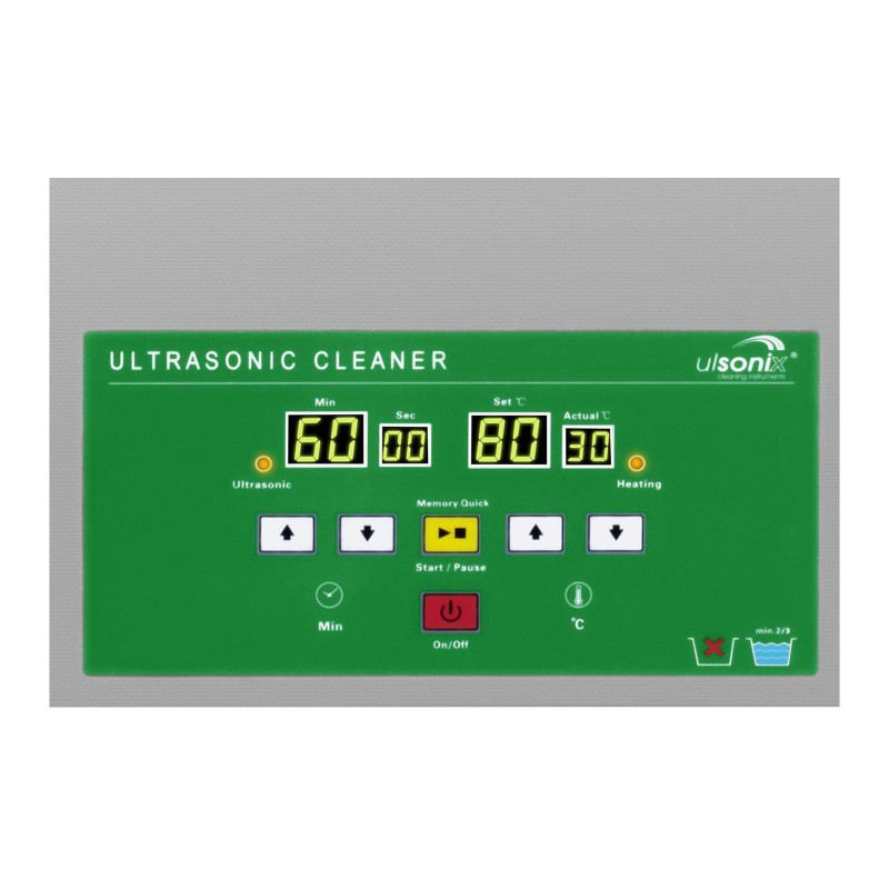 Vonios valytuvas ultragarsinis valiklis 28L Ulsonix PROCLEAN 28.0 ECO