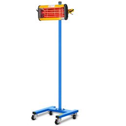 Dažų infraraudonųjų spindulių šilumos radiatorius dažams džiovinti ant stovo 1100W IR-DRYER1000
