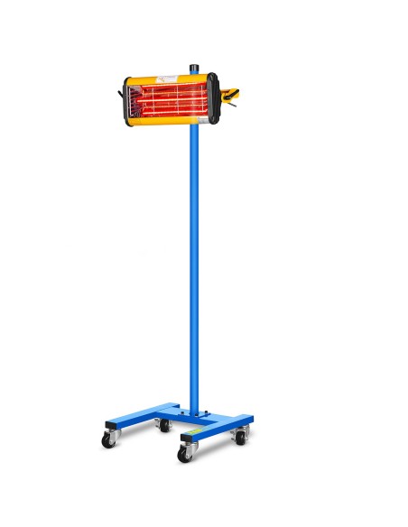 Dažų infraraudonųjų spindulių šilumos radiatorius dažams džiovinti ant stovo 1100W IR-DRYER1000