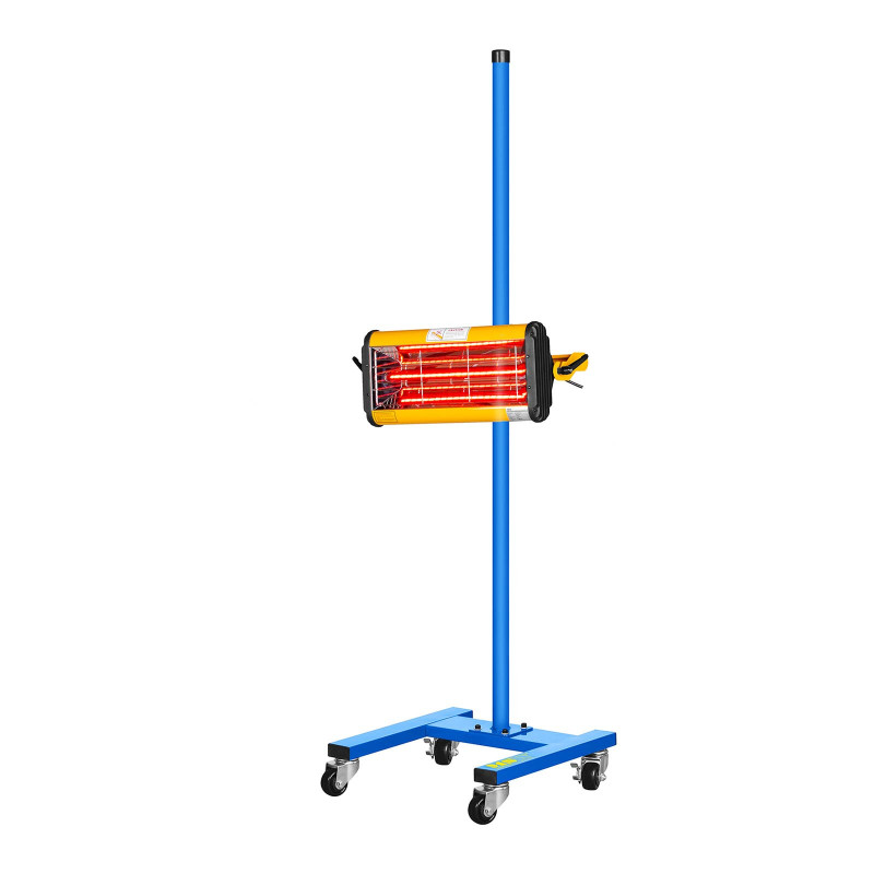 Dažų infraraudonųjų spindulių šilumos radiatorius dažams džiovinti ant stovo 1100W IR-DRYER1000