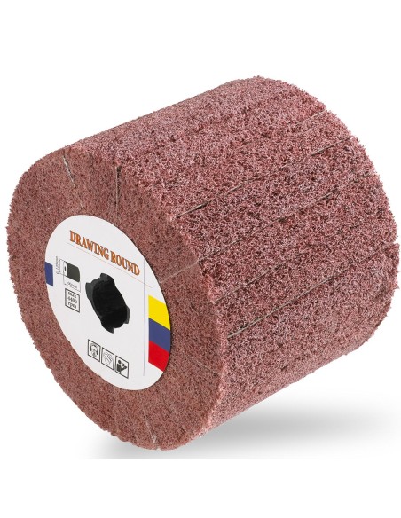 Nailono poliravimo volelis 120 x 100 mm M19 grūdėtumas 80 MSW-WHEELS-80A Nailono poliravimo volelis 120 x 100 mm M19 grūdėtumas 80 MSW-WHEELS-80A
