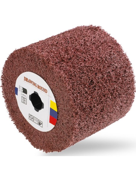 Nailono šlifavimo volas 100 x 120 mm M19 grūdėtumas 120 MSW-GRIWHEEL-120 Nailono šlifavimo volas 100 x 120 mm M19 grūdėtumas 120 MSW-GRIWHEEL-120