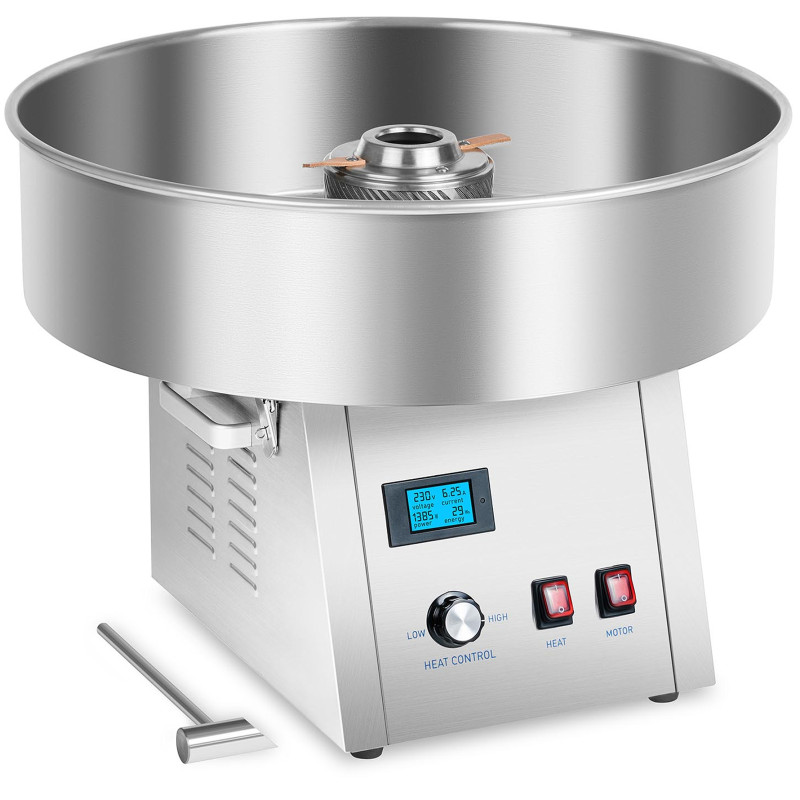 Veiksminga cukraus vatos mašina 1500W 4kg/h 62cm Royal Catering RCZK-1500S-W