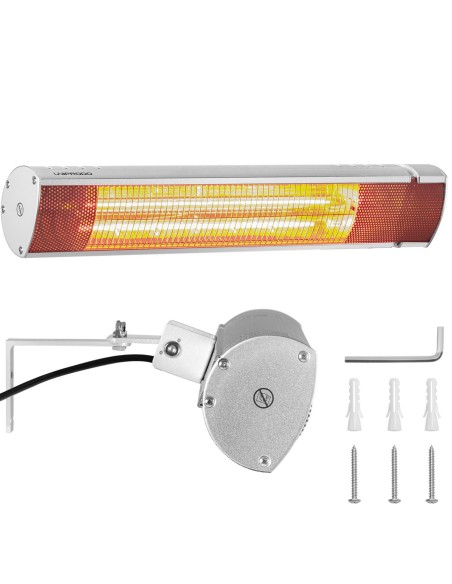 Radiatorinė šildymo lempa infraraudonųjų spindulių sieninis šildytuvas 2000W Radiatorinė šildymo lempa infraraudonųjų spindulių sieninis šildytuvas 2000W