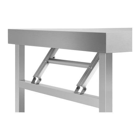 Sulankstomas nerūdijančio plieno darbo stalas 120 x 60 cm iki 120 kg Royal Catering RCAT-120K Sulankstomas nerūdijančio plieno darbo stalas 120 x 60 cm iki 120 kg Royal Catering RCAT-120K