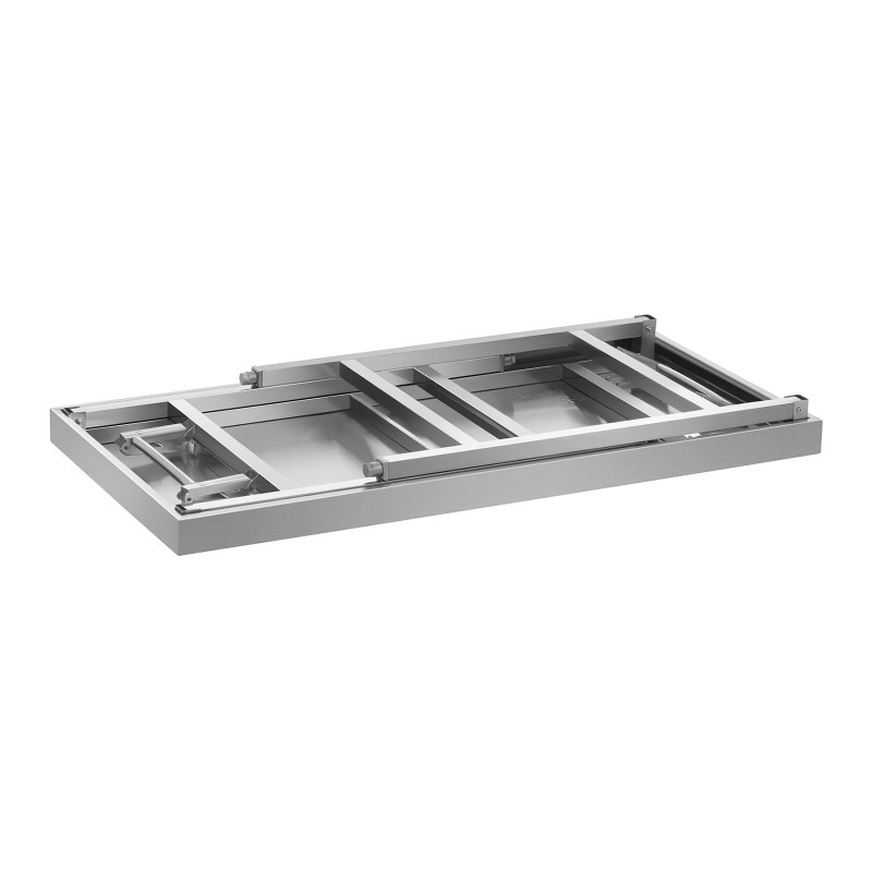 Sulankstomas nerūdijančio plieno darbo stalas 120 x 60 cm iki 120 kg Royal Catering RCAT-120K