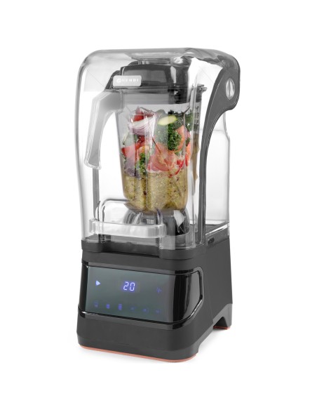 Blenderio puodelio maišytuvas su garsui nepralaidžiu korpusu skaitmeniniu valdymu 2,5 l 230 V Hendi 230695