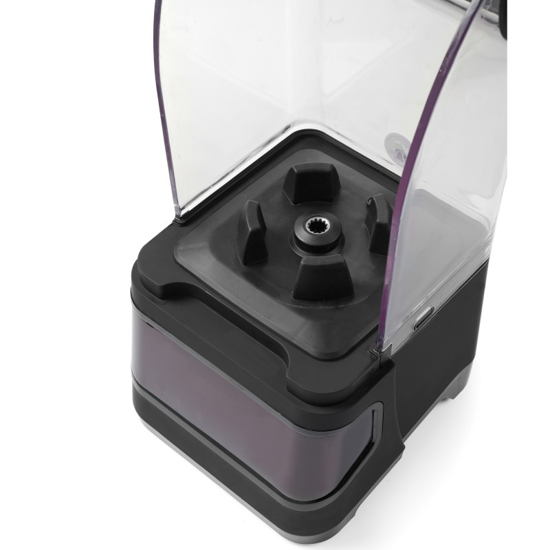 Blenderio puodelio maišytuvas su garsui nepralaidžiu korpusu skaitmeniniu valdymu 2,5 l 230 V Hendi 230695