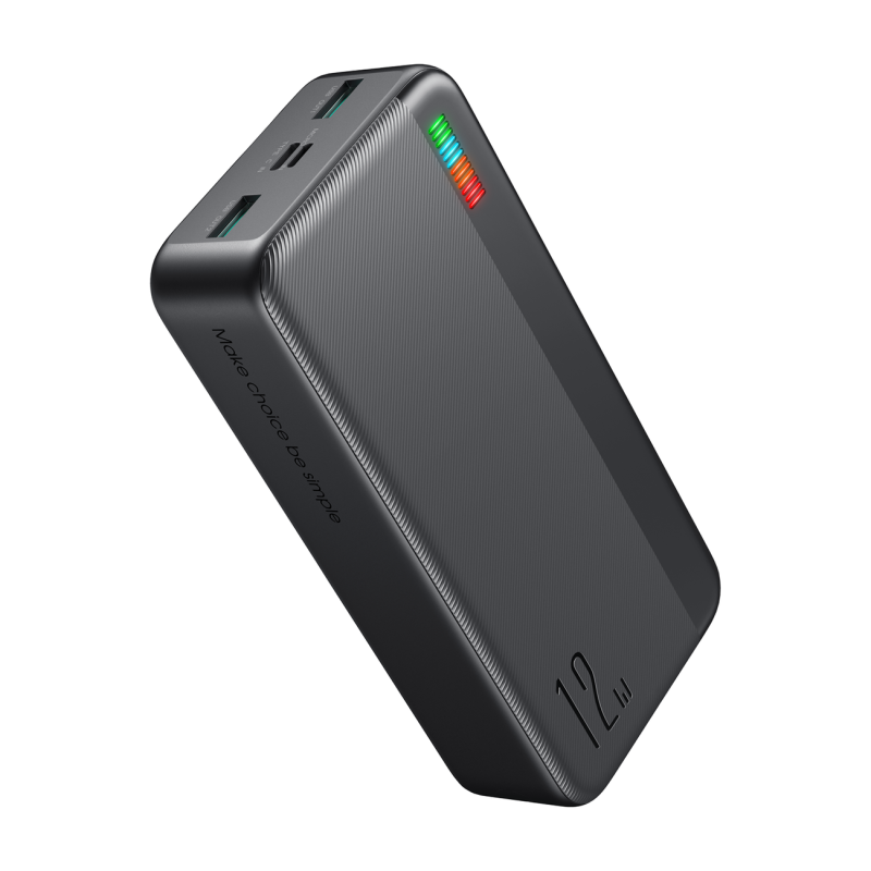 Powerbank 30000mAh Dazzling Series 12W juoda