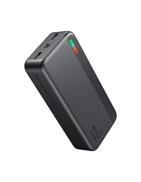 Powerbank 30000mAh Dazzling Series 12W juoda Powerbank 30000mAh Dazzling Series 12W juoda