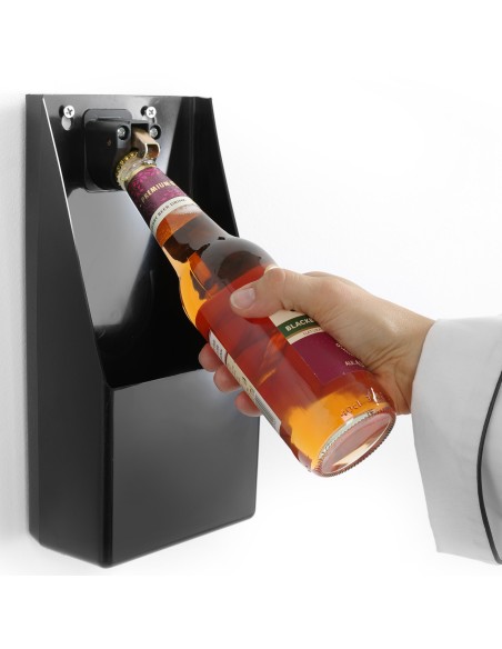 Hendi 643914 sieninis butelių atidarytuvas su talpykla dangteliams