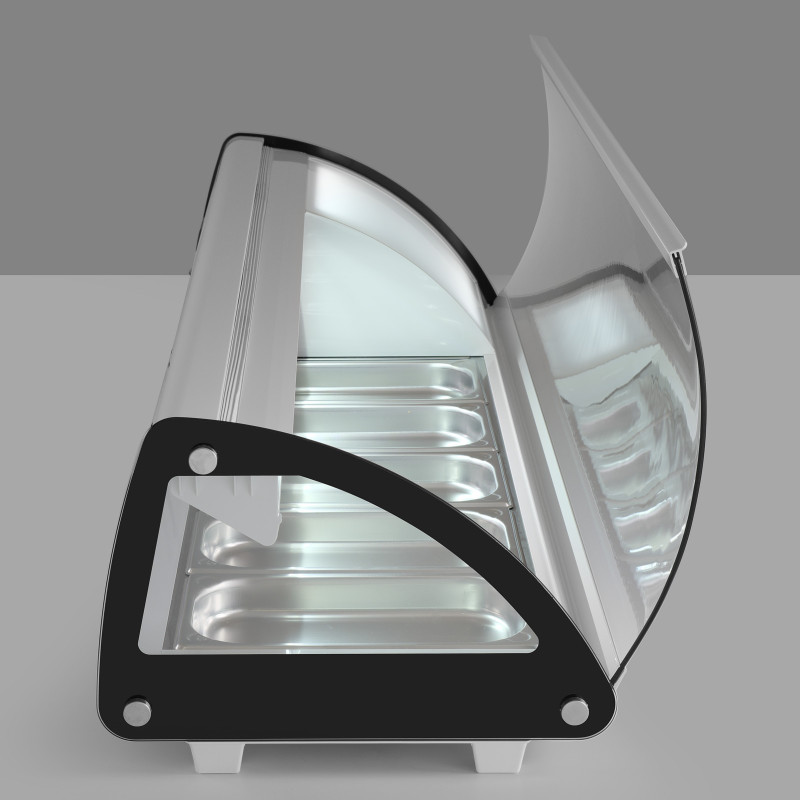 Šaldoma suši vitrina 5x GN 1/3 ARKTIC Hendi 233757