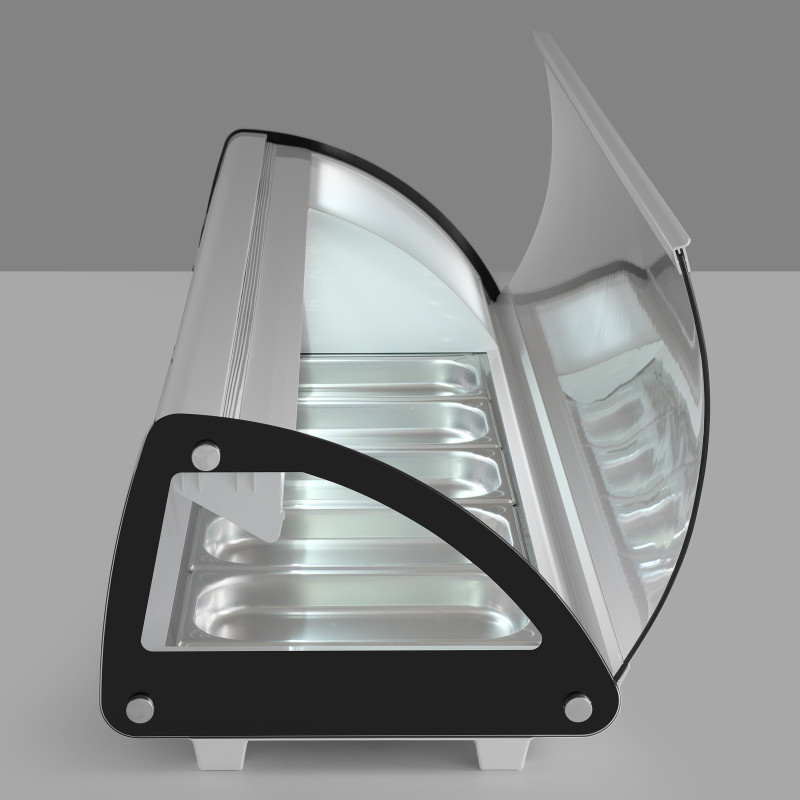 Šaldoma suši vitrina 5x GN 1/3 ARKTIC Hendi 233757