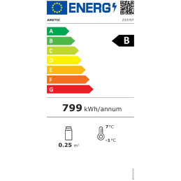 Šaldoma suši vitrina 5x GN 1/3 ARKTIC Hendi 233757