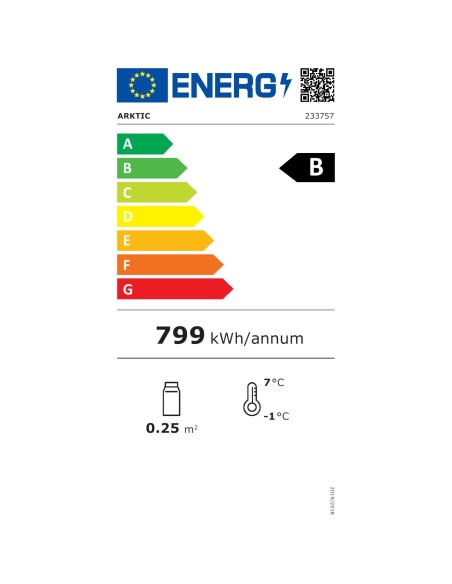 Šaldoma suši vitrina 5x GN 1/3 ARKTIC Hendi 233757