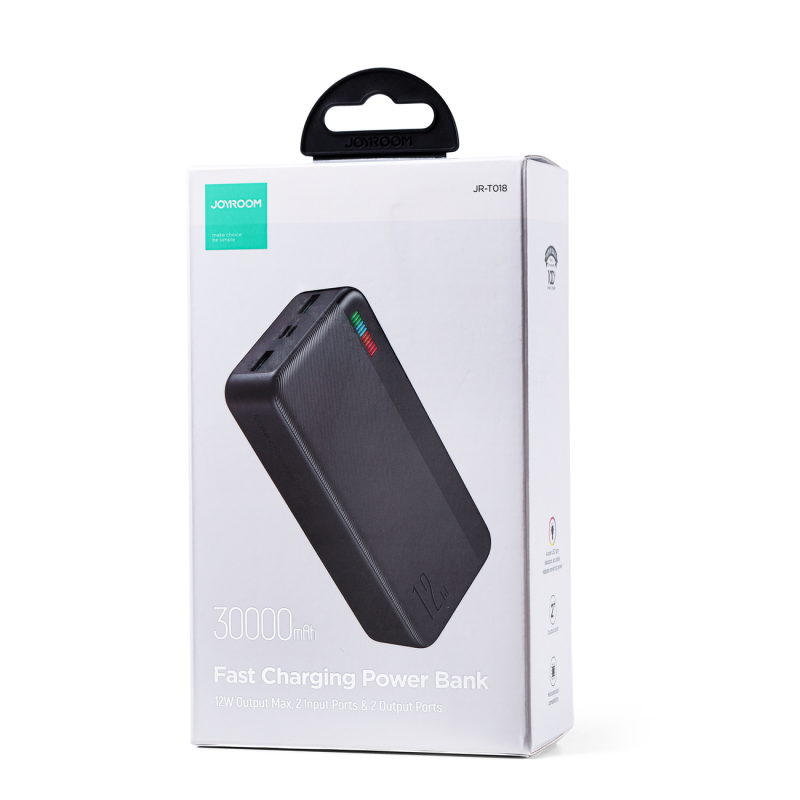 Powerbank 30000mAh Dazzling Series 12W juoda