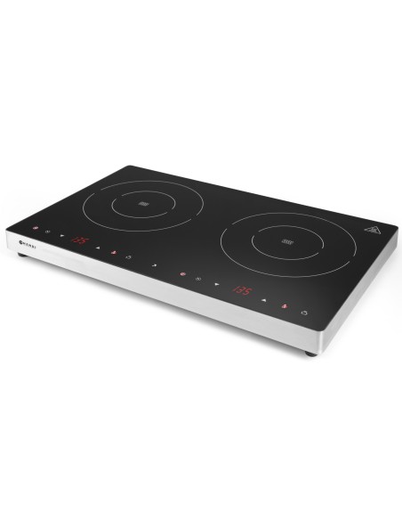 Indukcinė viryklė su jutikliniu skydeliu 2 šildymo zonos 3500W Hendi 239285 Indukcinė viryklė su jutikliniu skydeliu 2 šildymo zonos 3500W Hendi 239285