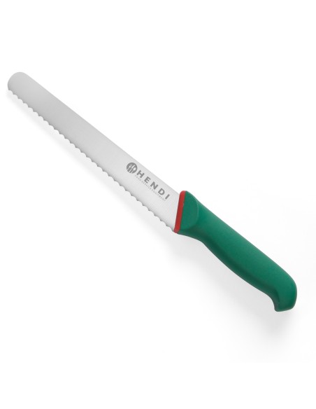 Duonos peilis su dantytais ašmenimis Green Line 335mm Hendi 843314 Duonos peilis su dantytais ašmenimis Green Line 335mm Hendi 843314