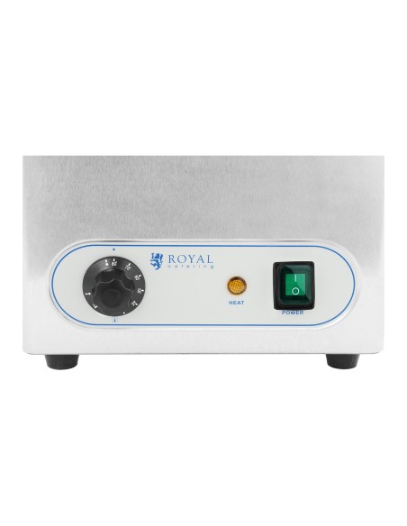 Prancūziškų bulvyčių šildytuvas su spinduliuojančia šiluma 850W Royal Catering RCWG-1500 Prancūziškų bulvyčių šildytuvas su spinduliuojančia šiluma 850W Royal Catering RCWG-1500