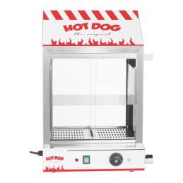 Šildytuvo vitrina 200 dešrainių, dešrelių, 50 bandelių 2000W Royal Catering RCHW 2000