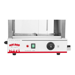 Šildytuvo vitrina 200 dešrainių, dešrelių, 50 bandelių 2000W Royal Catering RCHW 2000