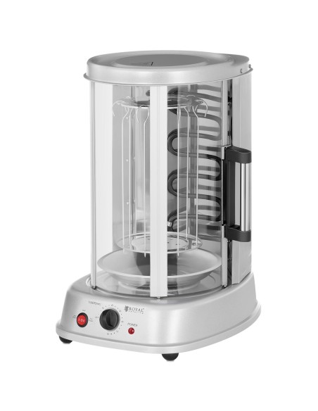 MINI skrudintuvas kebabų grilis daržovių giroskopas vertikalus 3in1 1500W Royal Catering RCGV-1400 MINI skrudintuvas kebabų grilis daržovių giroskopas vertikalus 3in1 1500W Royal Catering RCGV-1400