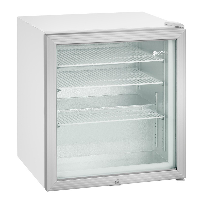 Įstiklintas stalčius šaldiklis su užraktu iki -24C 88L