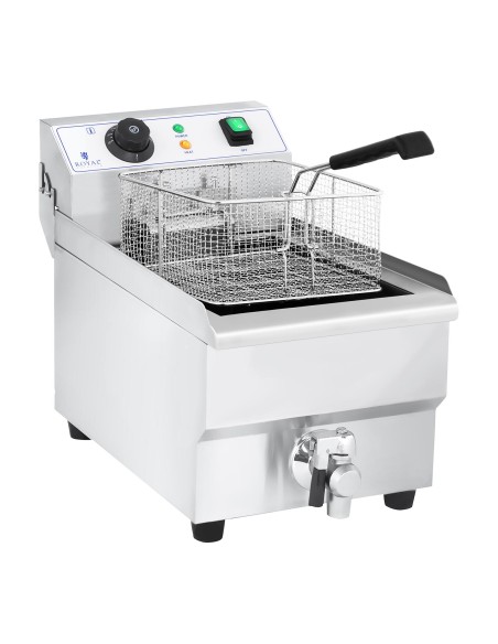 Fryer Profesionali gastronominė gruzdintuvė su čiaupu 230V 10L Fryer Profesionali gastronominė gruzdintuvė su čiaupu 230V 10L