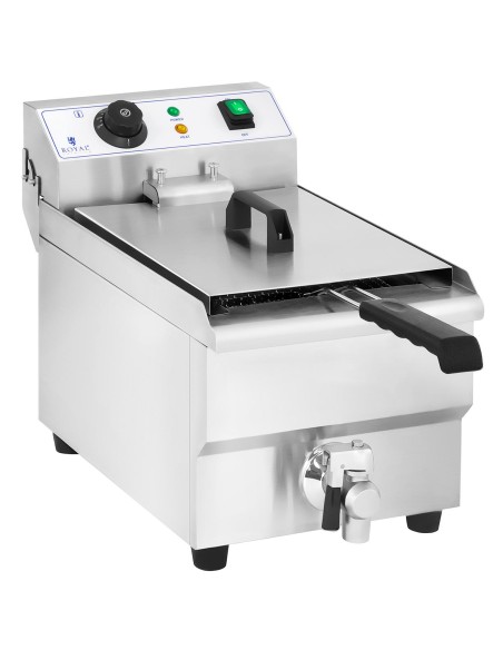 Fryer Profesionali gastronominė gruzdintuvė su čiaupu 230V 10L Fryer Profesionali gastronominė gruzdintuvė su čiaupu 230V 10L
