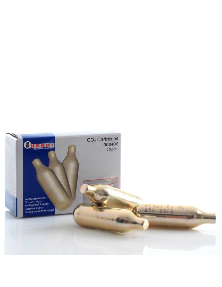 Sifono kasetės CO2 gazuotam vandeniui 10vnt - Hendi 588406