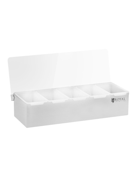 Barmeno indas gėrimų priedams + 5 talpyklos įdėklai Plastikas