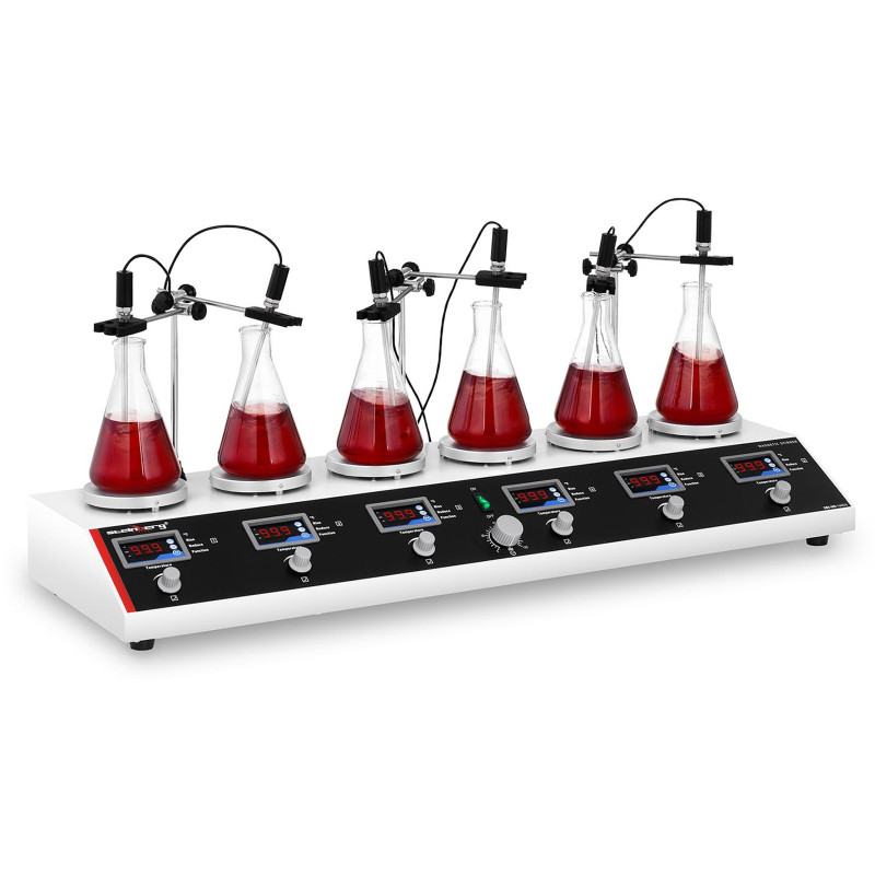 Laboratorinė magnetinė maišyklė 99C laikmatis 6 stotys + maišyklės