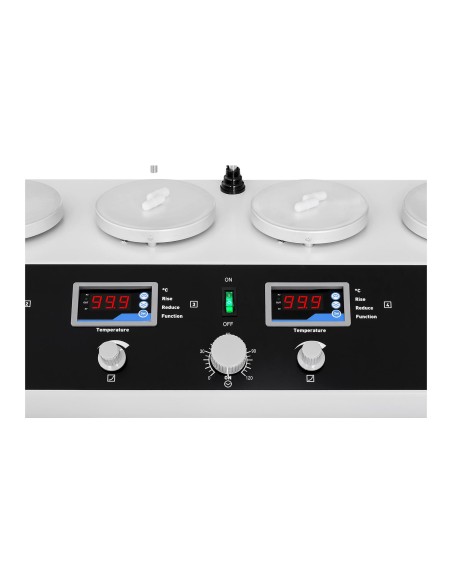 Laboratorinė magnetinė maišyklė 99C laikmatis 6 stotys + maišyklės Laboratorinė magnetinė maišyklė 99C laikmatis 6 stotys + maišyklės