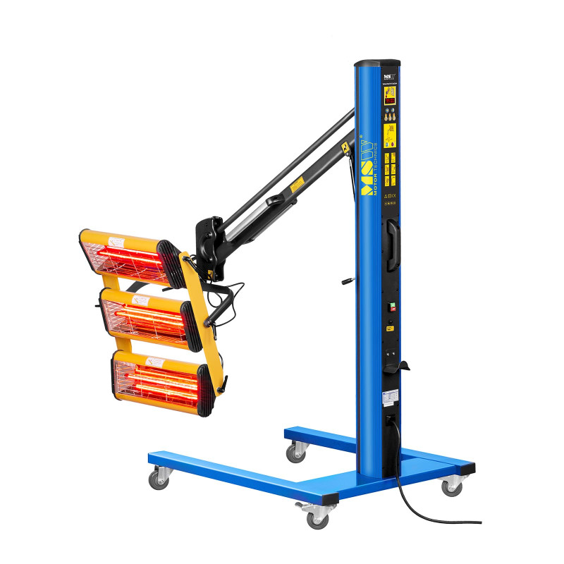 Infraraudonųjų spindulių dažų radiatorius dažams džiovinti ant 3300W stovo