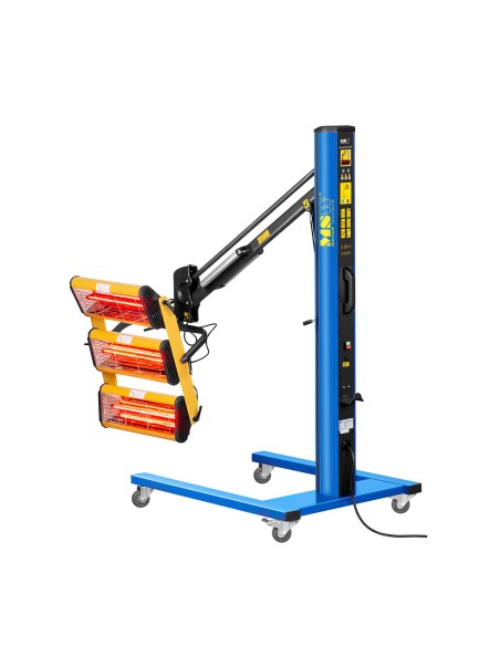 Infraraudonųjų spindulių dažų radiatorius dažams džiovinti ant 3300W stovo