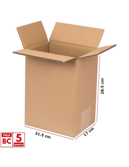 Kartoninė dėžutė FEFCO 0201 5 sluoksnių 215x170x285mm 1 x UN 5L 10vnt Kartoninė dėžutė FEFCO 0201 5 sluoksnių 215x170x285mm 1 x UN 5L 10vnt
