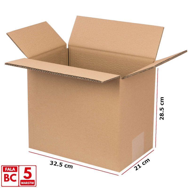 Kartoninė dėžutė FEFCO 0201 5 sluoksnių 325x210x285mm 2 x UN 5L 10vnt