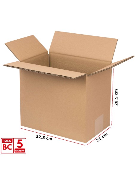 Kartoninė dėžutė FEFCO 0201 5 sluoksnių 325x210x285mm 2 x UN 5L 10vnt Kartoninė dėžutė FEFCO 0201 5 sluoksnių 325x210x285mm 2 x UN 5L 10vnt