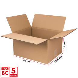 Kartoninė dėžutė FEFCO 0201 5 sluoksnių 480x395x290mm 6 x UN 5L 10vnt
