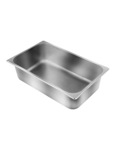 Maitinimo konteineris GN1/1 pagamintas iš nerūdijančio plieno, aukštis 15cm, 19L