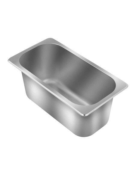 Maitinimo konteineris GN1/3 nerūdijančio plieno 15cm aukščio 5,7L